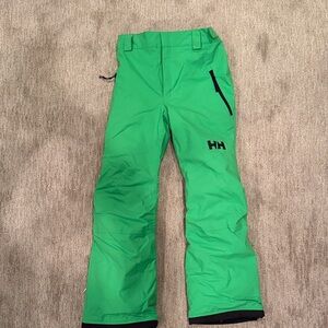 Helly Hansen Kids Vibrant Green Snow Pants